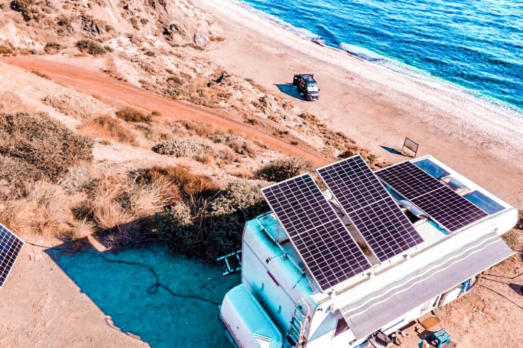 energia solare in camper